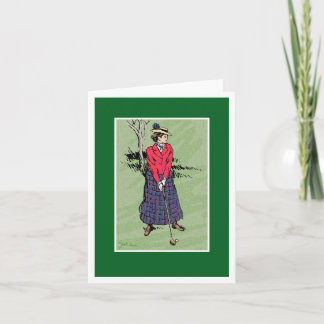 Carte Madame Golfer