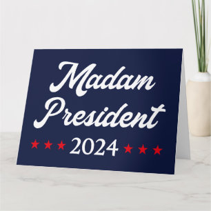 Carte Madame la Présidente 2024 I - Kamala Harris