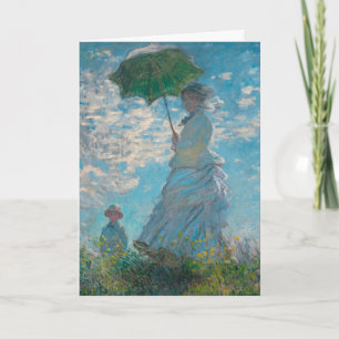 Carte Madame Monet et Son Fils Art fin Fête des Mères