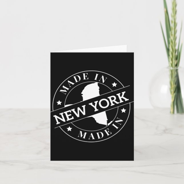 Carte Made In New York  (Devant)