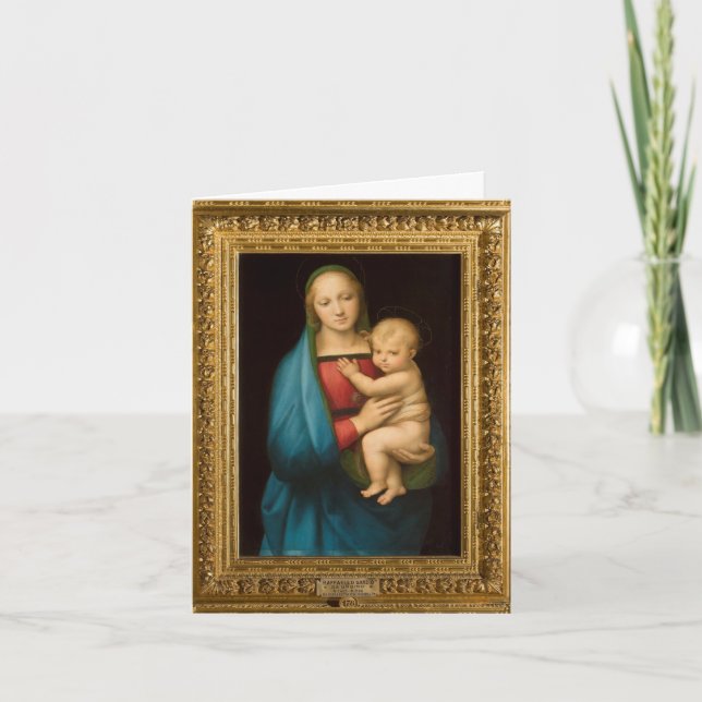 Carte MADONNA AND CHILD 1504, Raphael (1483-1520) (Devant)