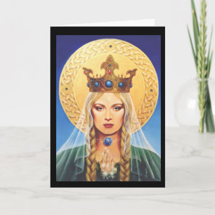 Carte Madonna celtique par Elizabeth Kyle.