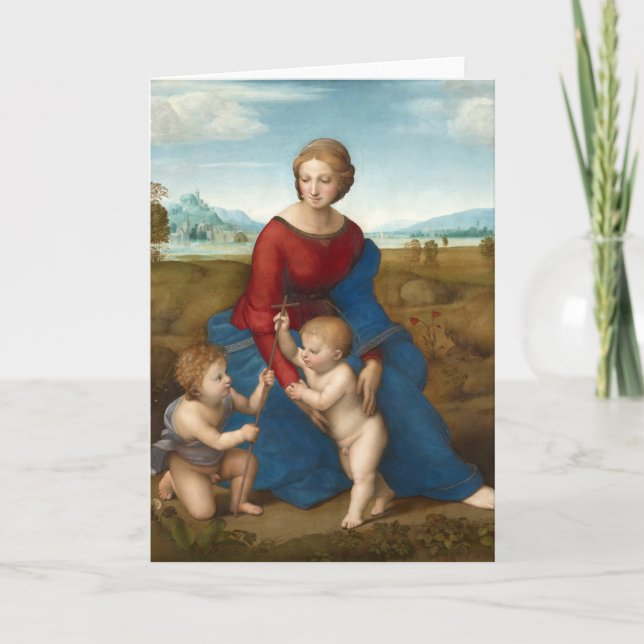 Carte Madonna dans le pré | Raphael (Devant)