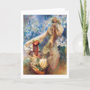 Carte Madonna de la Lily, Mucha