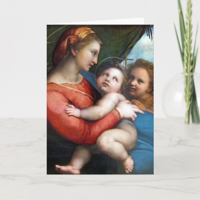 Carte Madonna della Tenda - Raphael - c1513 (Devant)