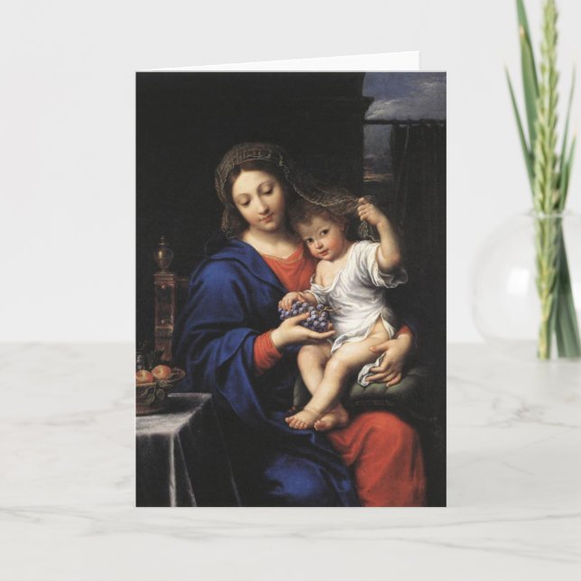 Carte Madonna et Enfant (Devant)