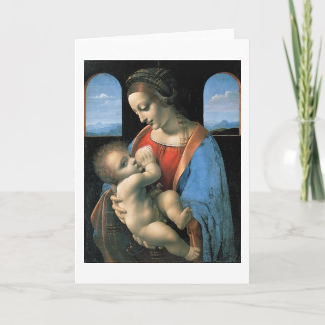 Carte Madonna Litta, Leonardo da Vinci, 1490-1491 (Devant)