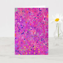 Magenta Jubilee Abstract Print 
