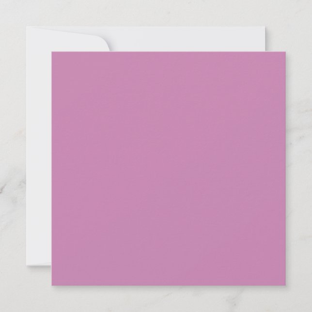 Carte Magenta rose printemps saison couleur solide (Devant)