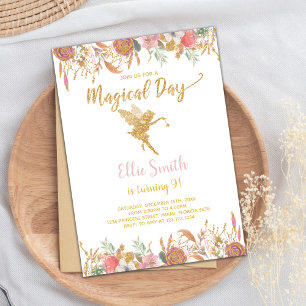 Carte Magic Pink Garden Party