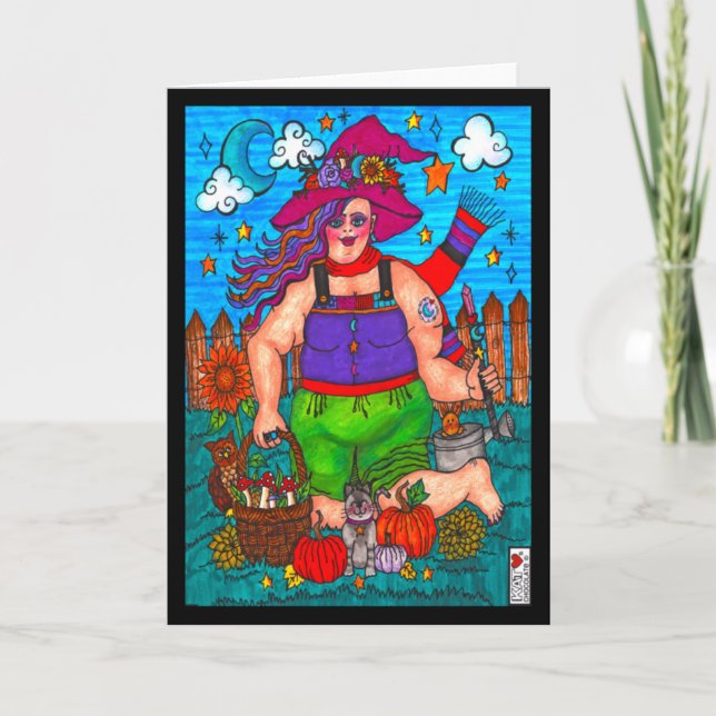 Carte Magical Garden Witch (Devant)