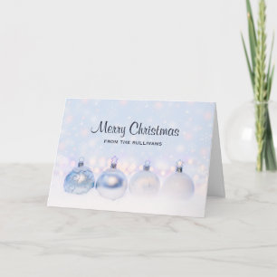 Carte Magical Metallic Christmas Balls