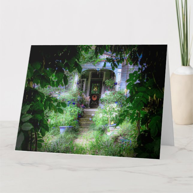 Carte MAGICAL PORCH Jumbo Greeting Card (Devant)