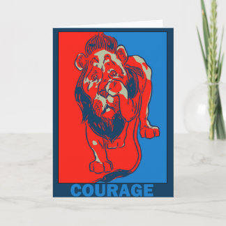 Carte Magicien d'Oz de Denslow : : Courage