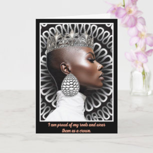 Carte Magie de la fille noire