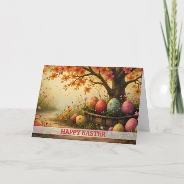 Carte Magie de la floraison printanière avec la splendeu (Devant)