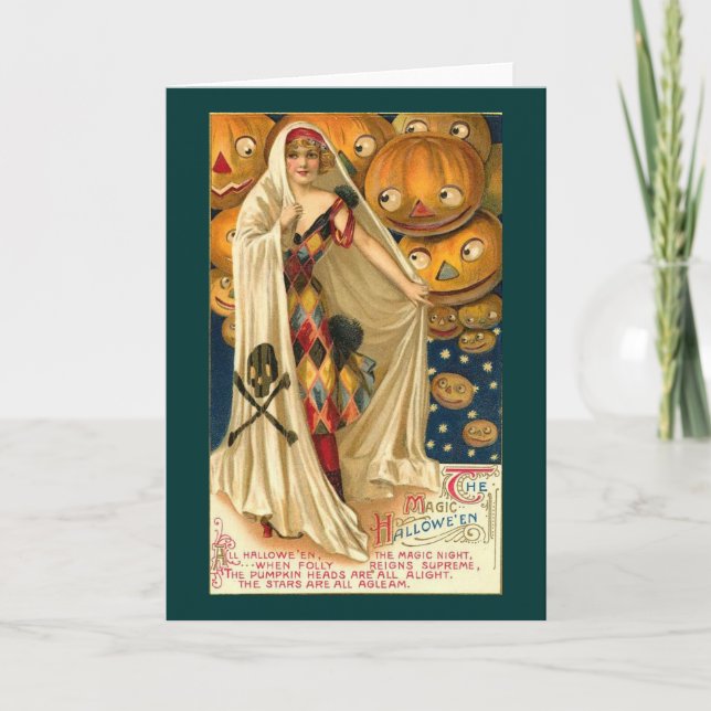 Carte Magie d'Halloween (Devant)