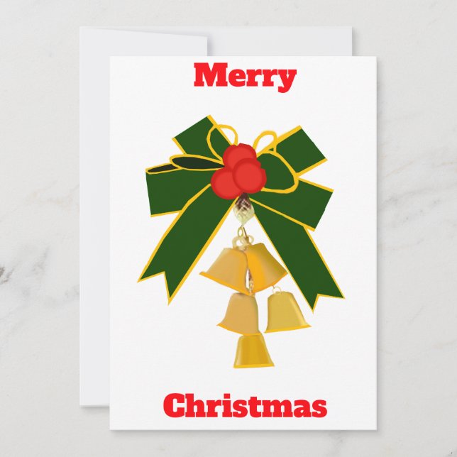 Carte magique de Noël (Devant)
