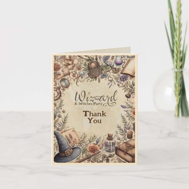 Carte Magique sorcière vintage sorcière Casquettes (Devant)