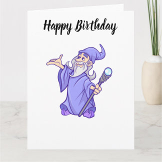 Carte Magique violet sorcière magicien sorcière
