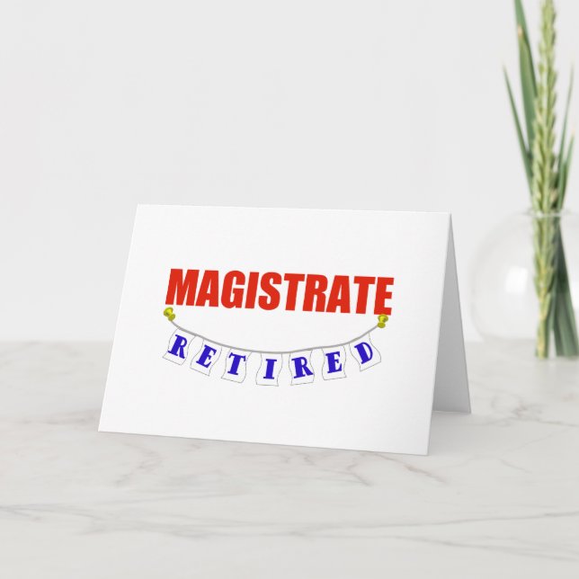 CARTE MAGISTRAT RETRAITÉ (Devant)