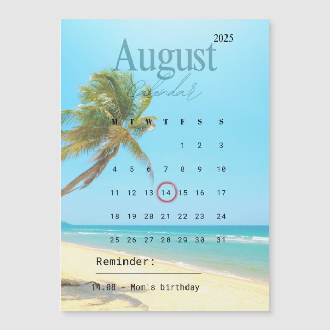 Carte magnétique (Devant)