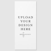 Carte magnétique 4" x 9" Portrait