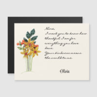 Carte magnétique à toutes les occasions pour les f