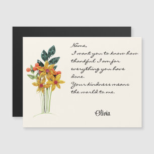 Carte magnétique à toutes les occasions pour les f