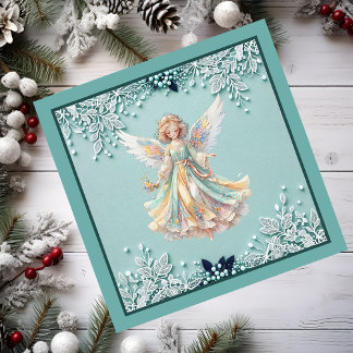 Carte magnétique Angel de Noël