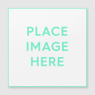 Carte magnétique carré 5,25 pouces x 5,25 pouces