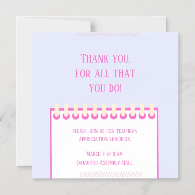 Carte magnétique d'appréciation pour enseignant pa (Recto)