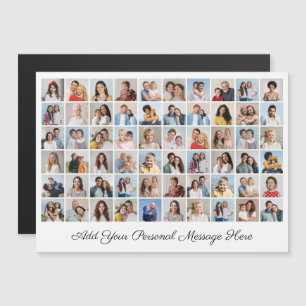Carte magnétique de collage de 60 photos avec votr