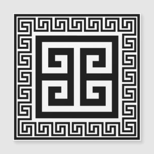 Carte magnétique de conception noire à motif de cl