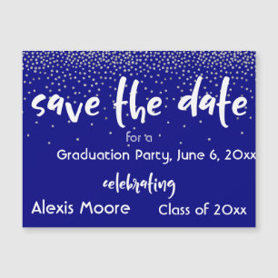 Carte magnétique de la Marine Graduation Party Sav