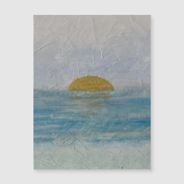 Carte magnétique de la plage de couleur d'eau du s (Devant)