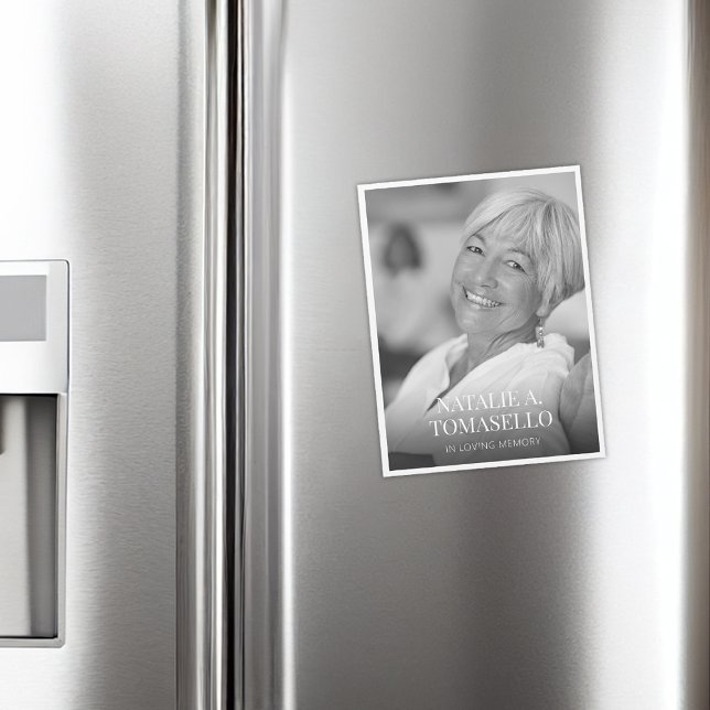 Carte magnétique de mémorial de funérailles de cél (Celebration Of Life Memorial Funeral Magnet Card)