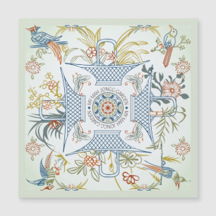 Carte magnétique de mon jardin Mah Jongg