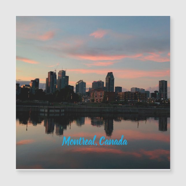 Carte magnétique de Montréal (Devant)