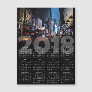 Carte magnétique de New York City de 2018