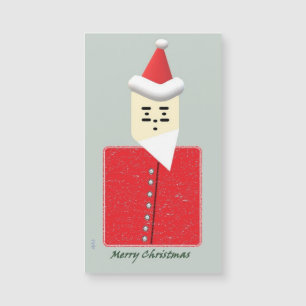 Carte magnétique de Noël Morse Père Noël