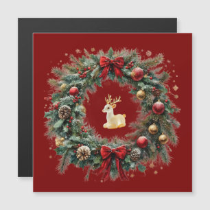 Carte magnétique de Noël personnalisée