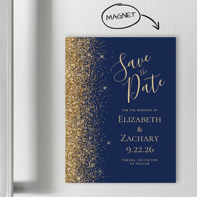 Carte magnétique de sauvegarde de date de mariage  (Créateur téléchargé)