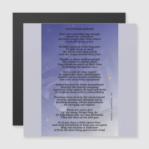 Carte magnétique des héros bénévoles