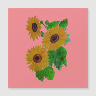 Carte magnétique des tournesols