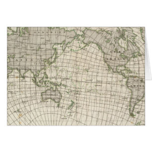 Carte magnétique du monde