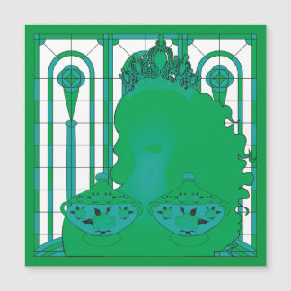 Carte magnétique Green Queen