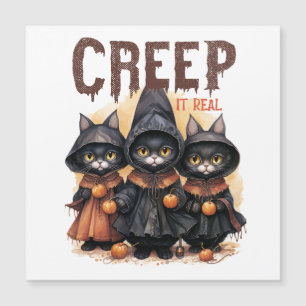 Carte magnétique Halloween éffrayante