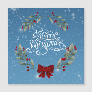 Carte magnétique Joyeux Noël