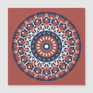 Carte magnétique Mandala Design